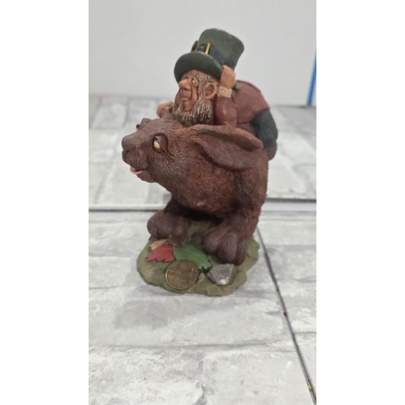 uthentic Blarney Stone Leprechaun Figure Declan's‎ Finnian's Guardians 1491/2000 - Picture 4 of 11